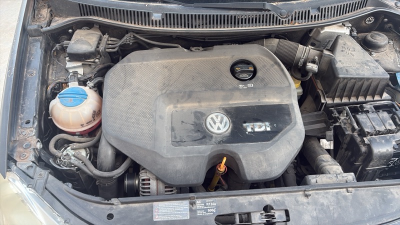 Vano motor de un Volkswagen TDI
