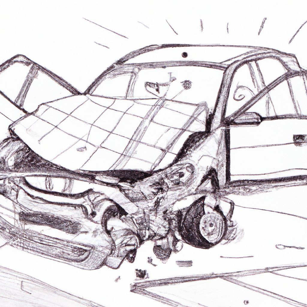 dibujo coche siniestro total